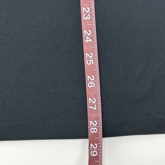 Men's Nike Golf Mobility Speed Polo Shirt Black White Stripes S TCU Horned Frogs - Picture 7 of 9